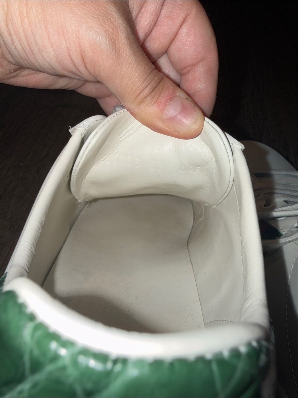 Gucci Ace Leather Sneaker EU 37 // US 7 - Picture 5 of 6